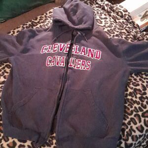 🤠NBA Cleveland Indians Zip up Hoodie Size Large
